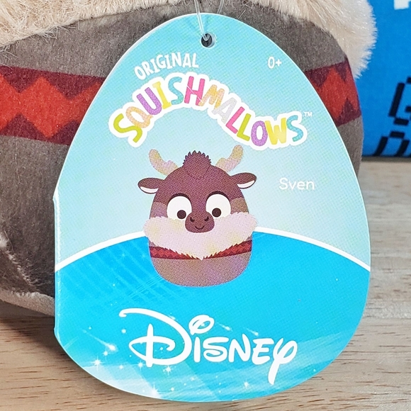 Squishmallow Sven the Reindeer Frozen 5" UltraSoft Disney Pixar Movie Plush NWT - Picture 10 of 12